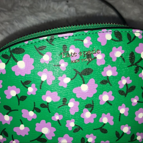 KATE SPADE FLORAL CROSSBODY BAG (gently used) - Picture 7 of 13